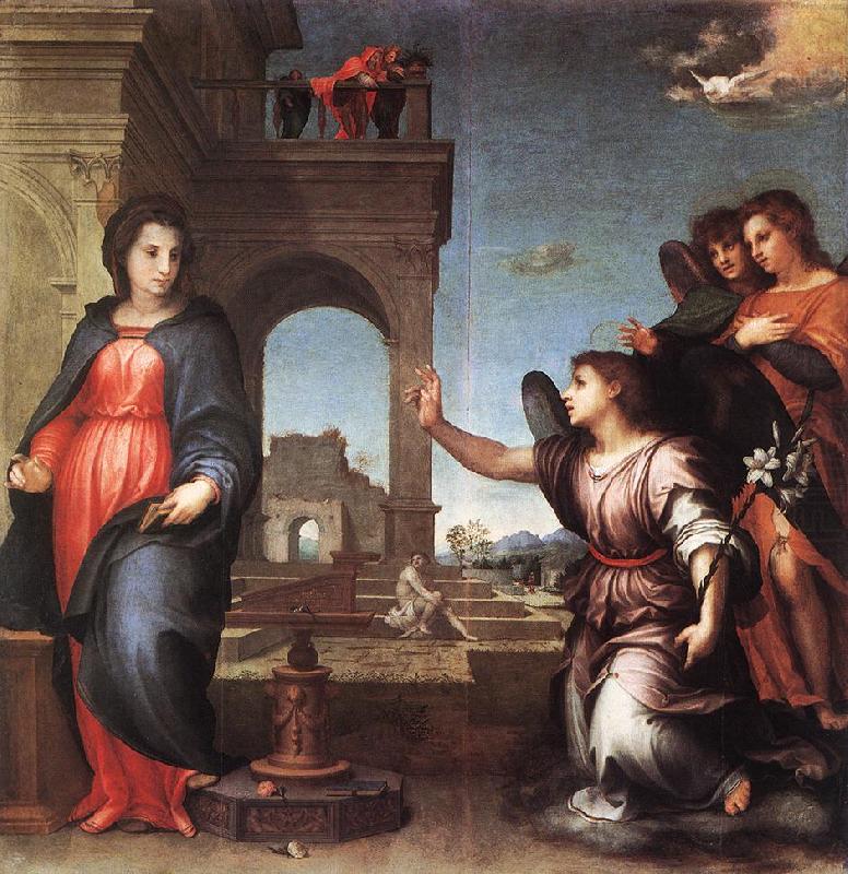 The Annunciation f7, Andrea del Sarto